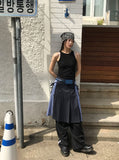 FLOWER APPLIQUE SLEEVELESS