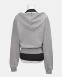 [Sweatshirt + Halterneck set] Doe Layered Holder Neck Sweatshirt