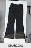 Mono Stripe Banding Pants
