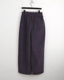Nucci Corduroy Banding Long Wide Pants