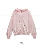 Lenti Summer See-through Hood Zip-Up