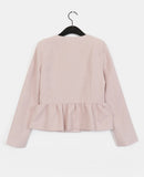 Ferran Wool Frill Tweed Jacket