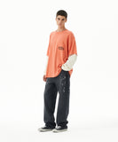 EMB SPLATTER DENIM PANT