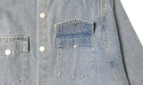 Myua Boxy Fit Denim Pocket Shirt Jacket