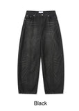 Lati Washing Dart Denim Pants