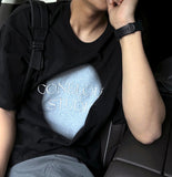 Spray painting short sleeve tee