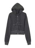 Layered Zip Hoodie