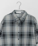 [unisex] Kidou Check Short Sleeve Over Shirt