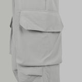String padded cargo pants