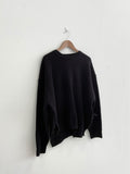 Round Slit Zipper Balloon Acrylic Knitwear