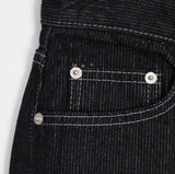 Media Rib Flare Denim Pants