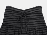 Bein Striped Short Skirt