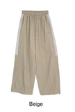 S Nylon Patch Color Matching Pants