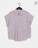 Sonnel Check Roll-Up Short Sleeve Shirt