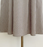 Etoile Color Matching Stripe Shirt One Piece (Belt Set)