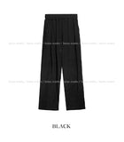 Waving pleated pants