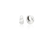 Truvion Silver One-Touch Earrings S