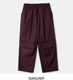 Poten Washing Balloon Pintuck Wide Pants