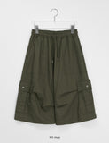 [unisex] Penh Banding Cargo Bermuda Pants