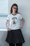 Forevernie CROP Ringer Tee
