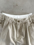 Double-waisted sagging mini skirt