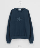 [Unisex] Lil Tough Star Check Round Over Sweatshirt