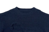Megan Ribbon Overfit Round Knit