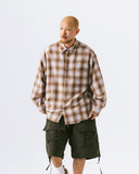 Seersucker Gradation Check Shirt