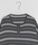 Kogar Stripe Over Short Sleeve Tee