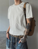 Evie Damage Crop Short Sleeve T-Shirt