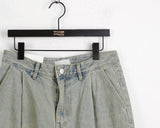 Archer Pintuck Balloon Wide Denim Pants
