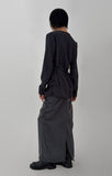 SHIRRING STRAP BLOUSE