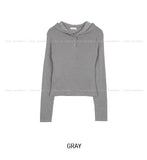 Beco Snap Slim Brushed Hoodie