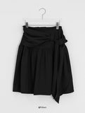 Loen Tie Midi Skirt