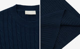 Het Twist Short Sleeve Knit