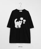 [unisex] Lepan Printing Over Short Sleeve Tee