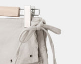 Maon Eyelet Scarf Layered Cotton Pants