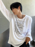 Muntz Grunge Mesh Printed Knit