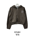 Rex cubic hood zip-up