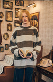 Pullover Border Western Sweater