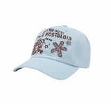 Flower Applique Camp Cap