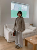 [unisex] Kiroi Bokashi Over Hood Knit