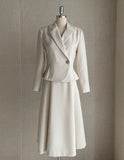 Knops Tailored Collar Flare One Piece