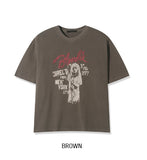 Velod Crop Printing Short Sleeve Tee