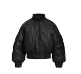 Padded High Neck Bomber Jumper