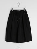 [unisex] Migelli Pintuck Banding Bermuda Pants