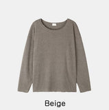 Loove Boucle U-neck Knit