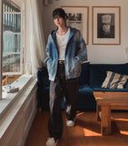 Cres Double Knee Carpenter Raw Denim Pants