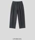 Martin cool linen two-tuck pants