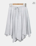 Badin Check Banding Midi Skirt